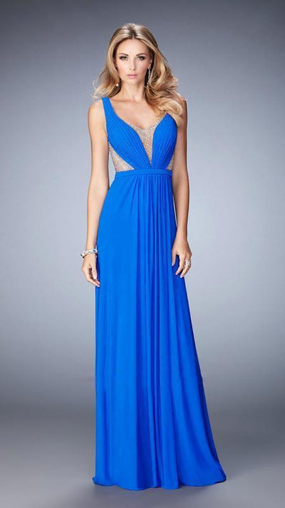 La Femme - Prom Dress 22238 in Blue