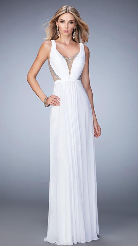 La Femme - Prom Dress 22238 in White