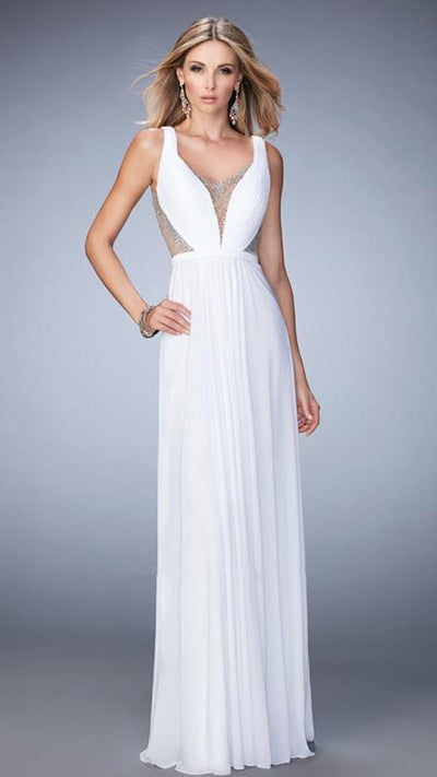 La Femme - Prom Dress 22238 in White