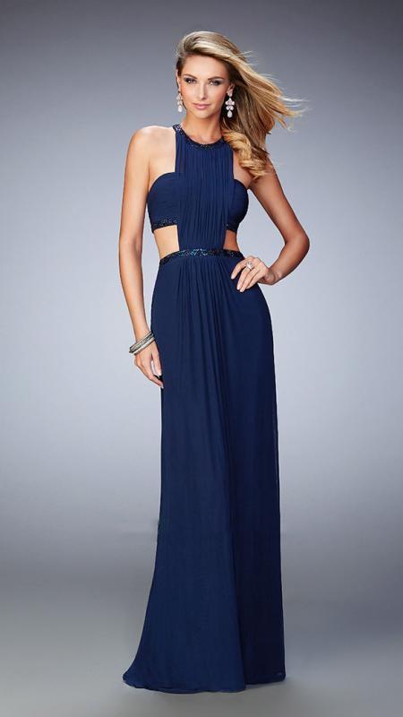 La Femme - Prom Dress 22292 in Blue