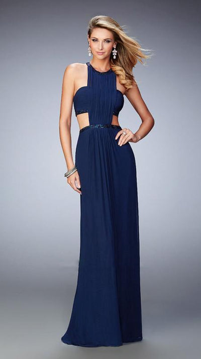 La Femme - Prom Dress 22292 in Blue