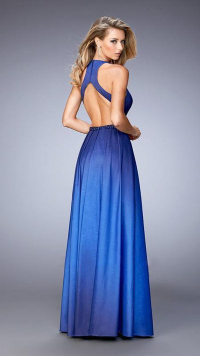 La Femme - Prom Dress 22328 in Blue