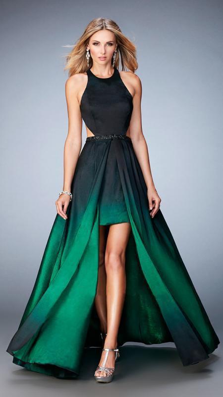 La Femme - Prom Dress 22328 in Green
