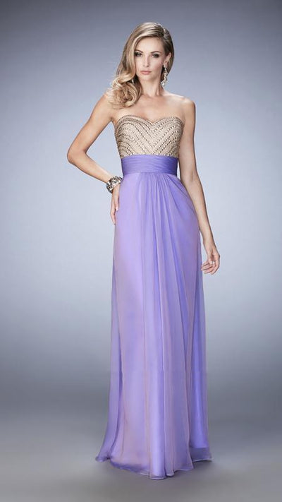 La Femme - Prom Dress 22359 in Purple