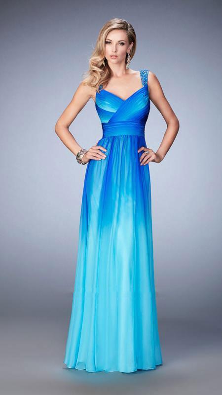 La Femme - Prom Dress 22432-Blue