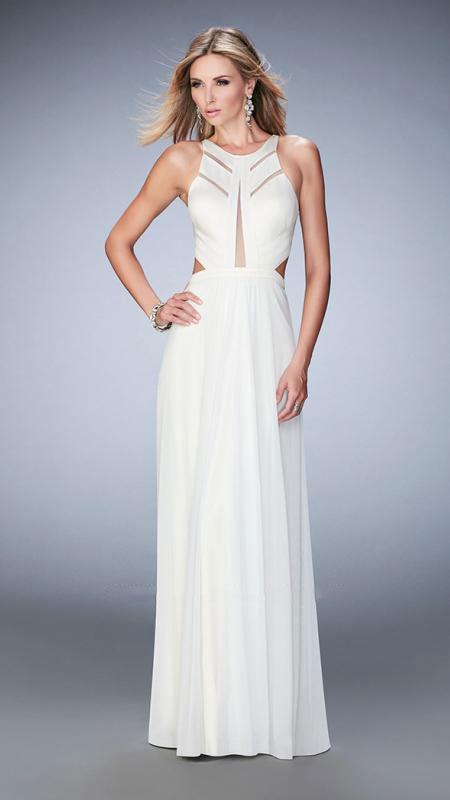 La Femme - Prom Dress 22450 in White