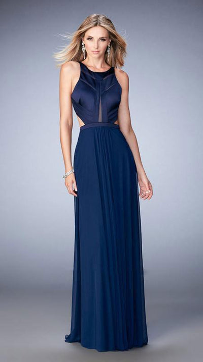 La Femme - Prom Dress 22450 in Blue