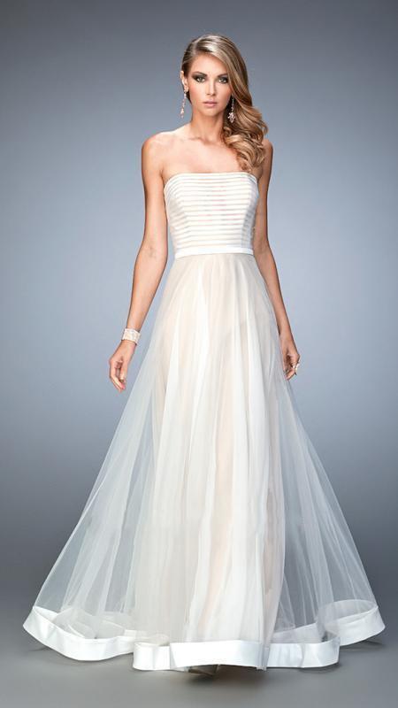 La Femme - Prom Dress 22536, White