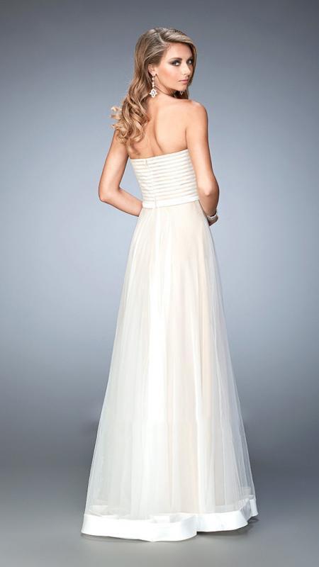 La Femme - Prom Dress 22536, White