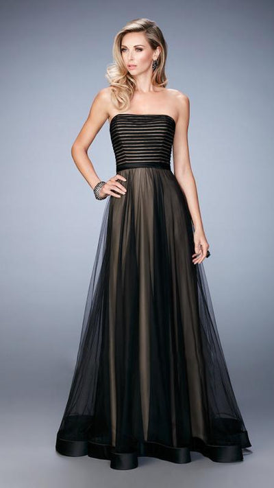 La Femme - Prom Dress 22536, Black