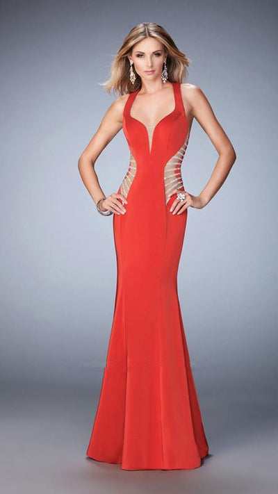 La Femme - Prom Dress 22742 in Red