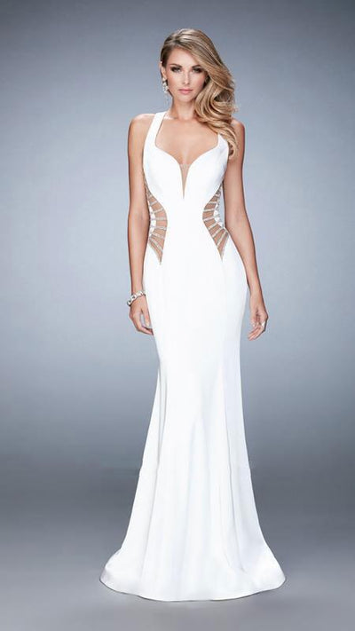 La Femme - Prom Dress 22742 in White