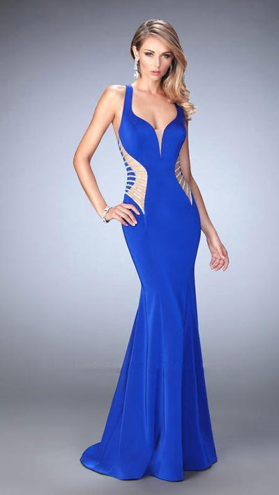 La Femme - Prom Dress 22742 in Blue