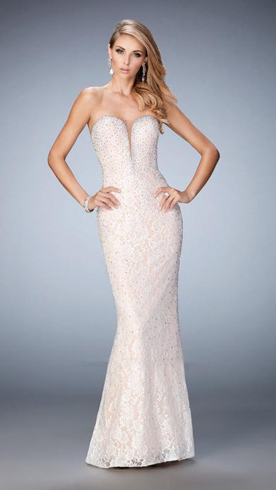 La Femme - 22759 Prom Dress in White