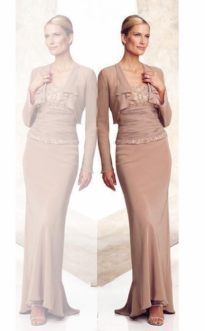 Montage by Mon Cheri - 26908P Embroidered Straight Across Evening Gown In Purple
