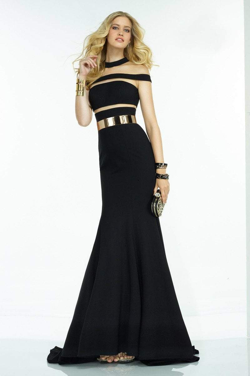 Alyce Paris Claudine - 2526 Long Dress In Black Gold