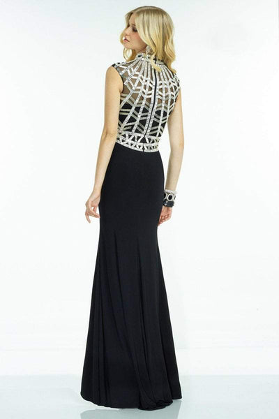 Alyce Paris Claudine - 2531 Long Dress In Black Silver