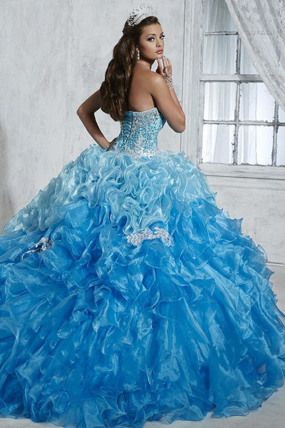Quinceanera Collection - 26785 Crystal Beaded Ruffled Ballgown Special Occasion Dress