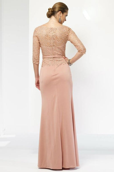 Alyce Paris - 27113SC Crepe Jersey Long Dress