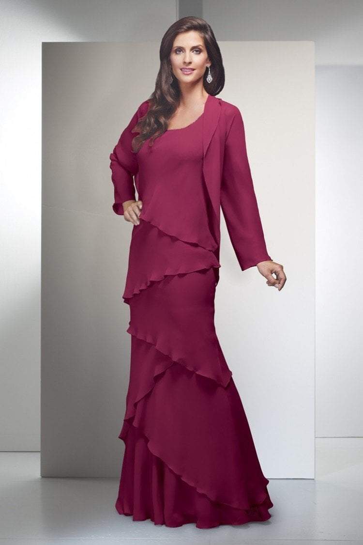 Alyce Paris - Mother Of The Bride Dress 29292 - 2 pc Navy in Size 6 and Size 12, 2 pcs Graphite in Size 6, 2 pcs Eggplant in Size 10, 1 pc Teal in Size 14 Available
