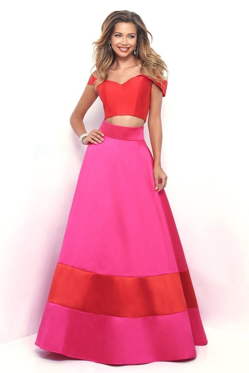 Blush by Alexia Designs - 5623 Two Piece Off Shoulder Ballgown Special Occasion Dress
