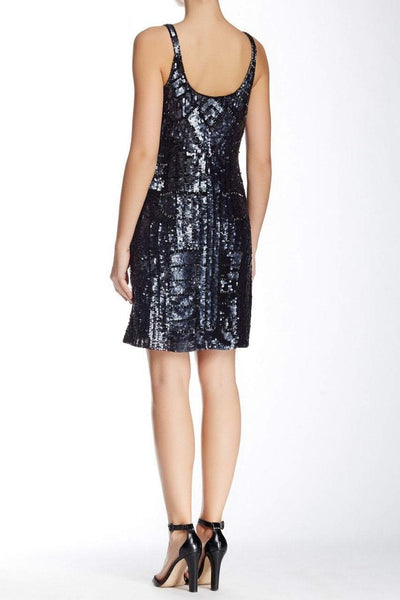 Adrianna Papell - Full Sequin Tank Style Dress 41886030 in Gray