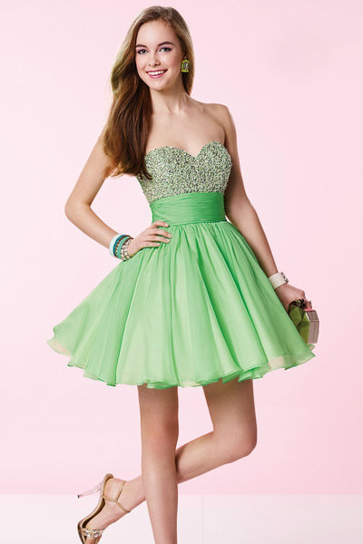 Alyce Paris Homecoming - 3641 Dress in Mint-Green
