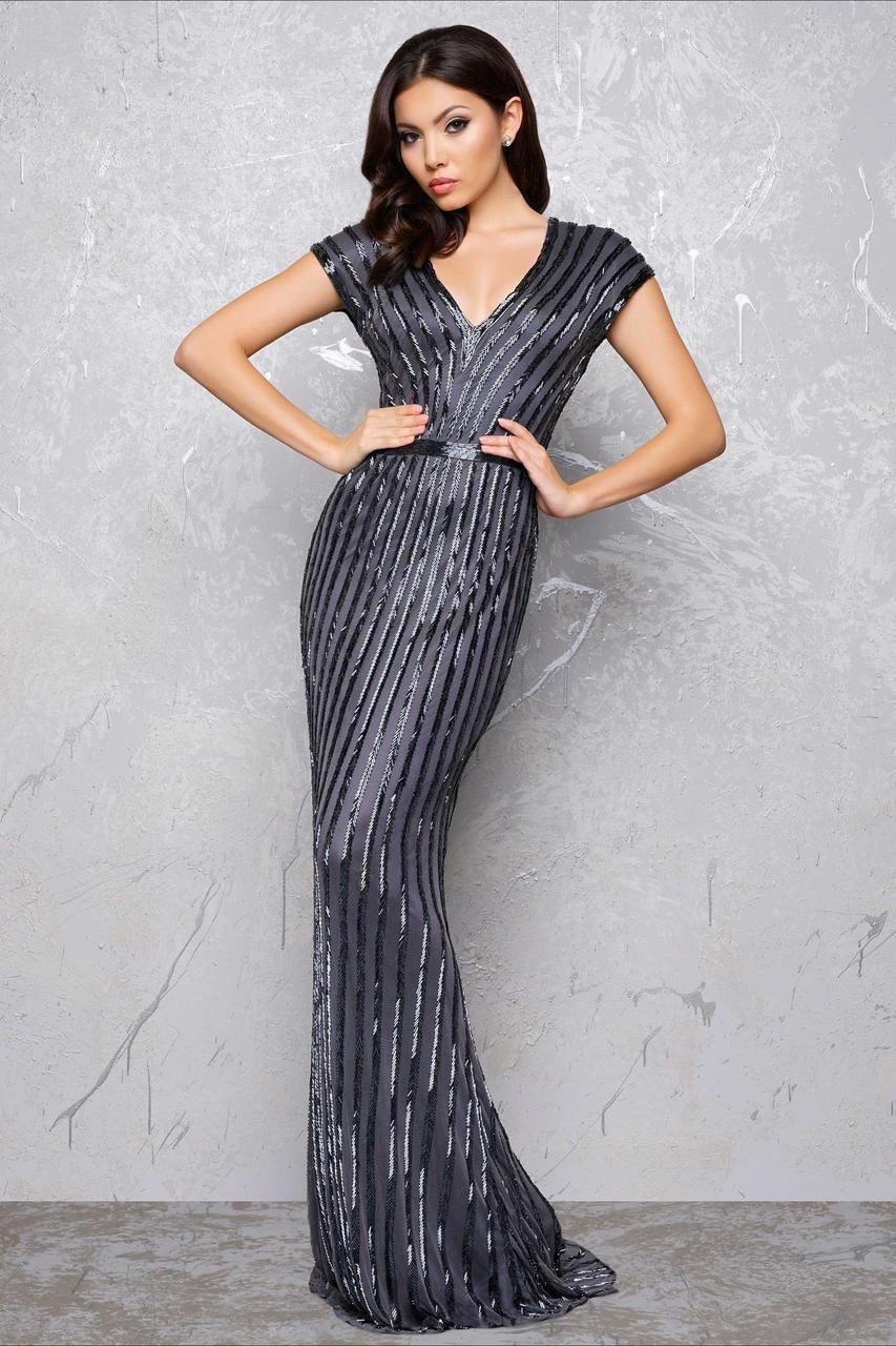 Mac Duggal - Couture Dresses Style 4431D in Gray