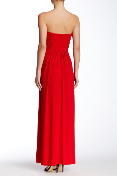 Jessica Simpson - JS3V5116 Front Twist Maxi Dress in Red