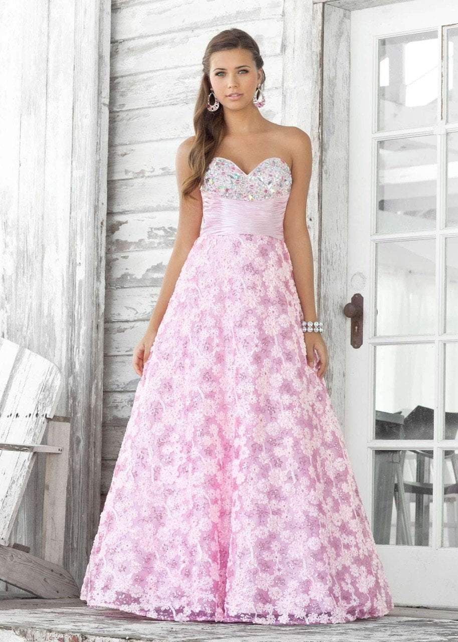Blush by Alexia Designs - 5109 Sweetheart Tulle A-Line Dress Special Occasion Dress 0 / Pink