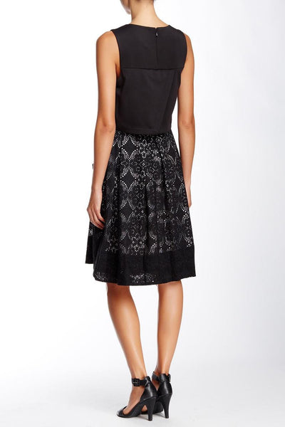 Adrianna Papell - Popover Cocktail Dress 12241440 in Black and White