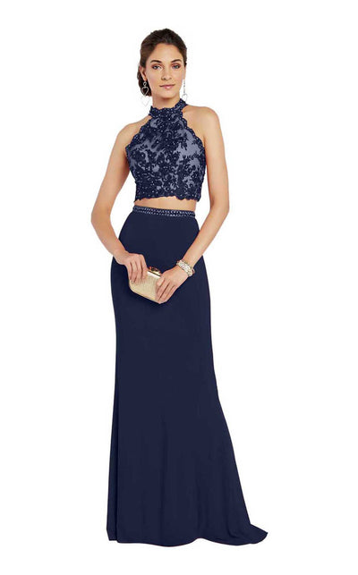 Alyce Paris 60547 - Two Piece Beaded Lace Evening Dress