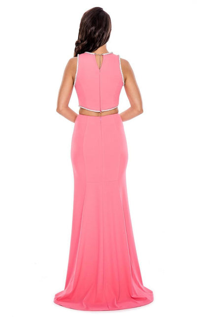 Decode 1.8 - Embellished Two-piece Jewel Neck Dress 183470 in Pink