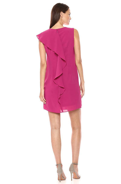Adrianna Papell - AP1D102337 Jewel Sleeveless Short Dress In Pink