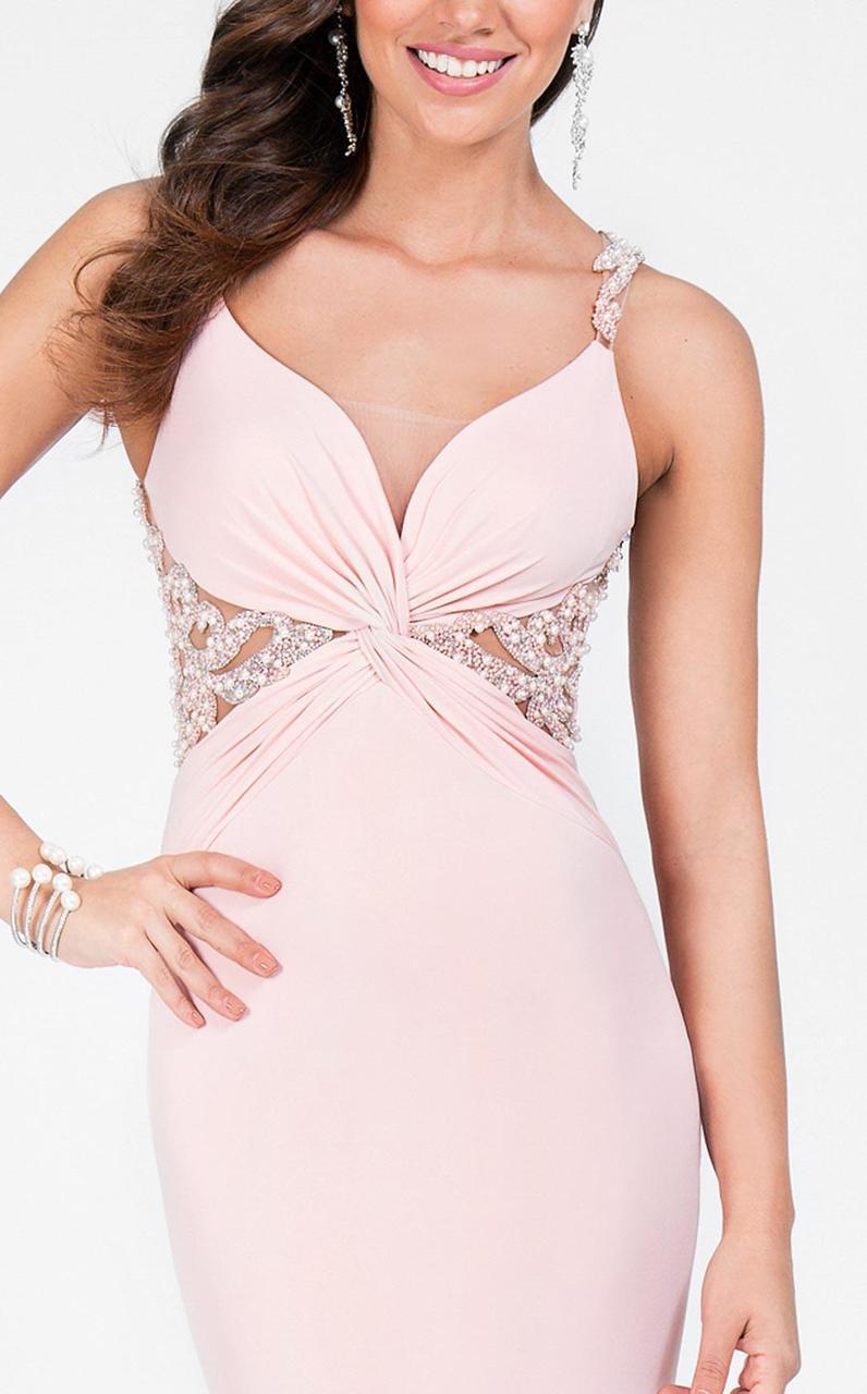Terani Couture - 1711P2346SC Twisted Sweetheart Prom Dress