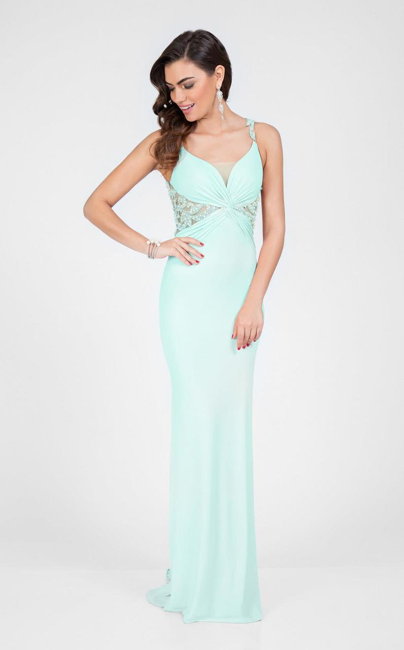 Terani Couture - 1711P2346SC Twisted Sweetheart Prom Dress