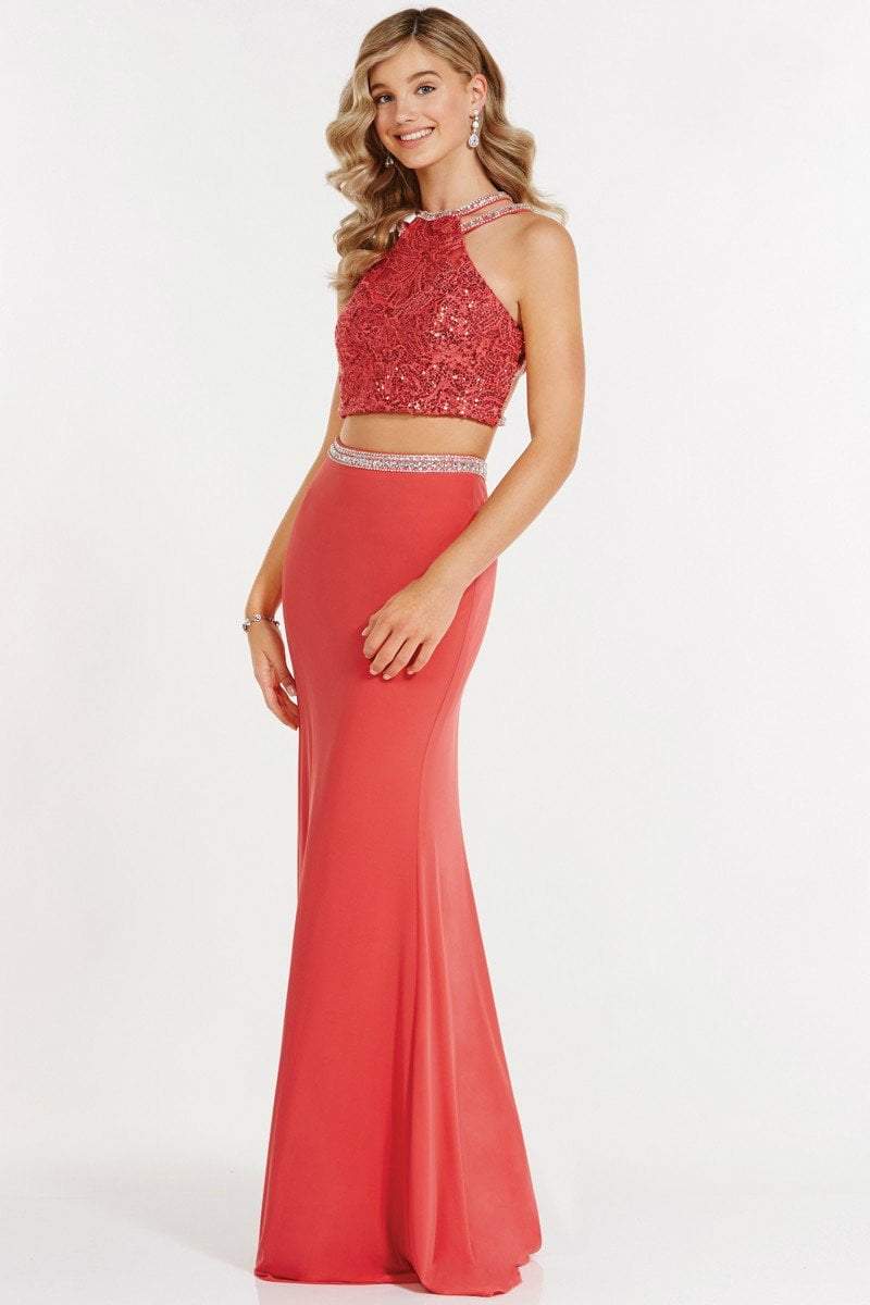 Alyce Paris Prom Collection - 8010 Gown in Orange