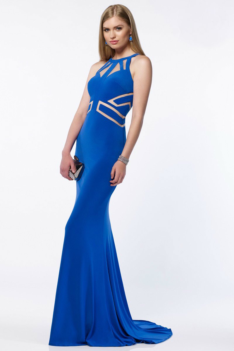 Alyce Paris Prom Collection - 8013 Gown in Blue