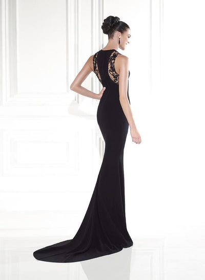 Tarik Ediz - 92569 Ornate Jewel Gown in Black