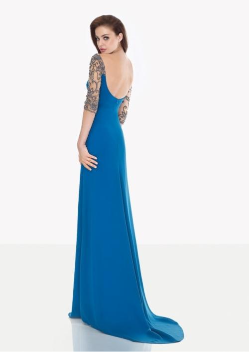 Tarik Ediz - Embellished Sleeves Long Dress 92697 Special Occasion Dress