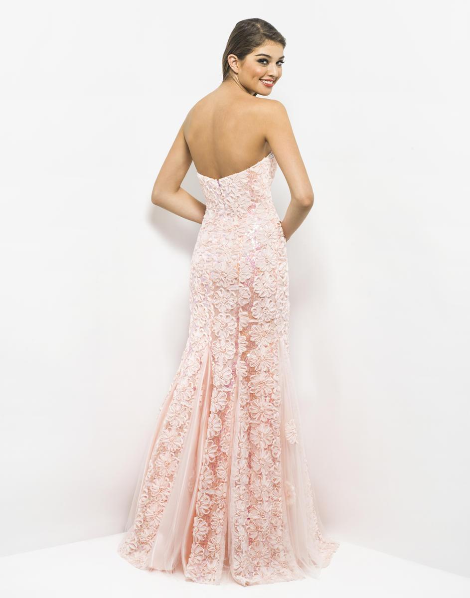 Blush by Alexia Designs - 9582 Embroidered Floral Strapless Mermaid Gown Special Occasion Dress