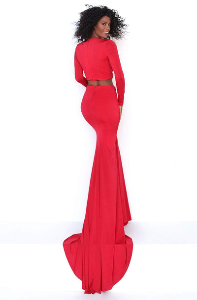 Tarik Ediz - 50771 Two Piece Long Sleeve Evening Dress Evening Dresses