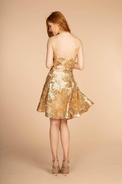 Elizabeth K - GS1635 Sequined Sweetheart A-line Cocktail Dress Special Occasion Dress