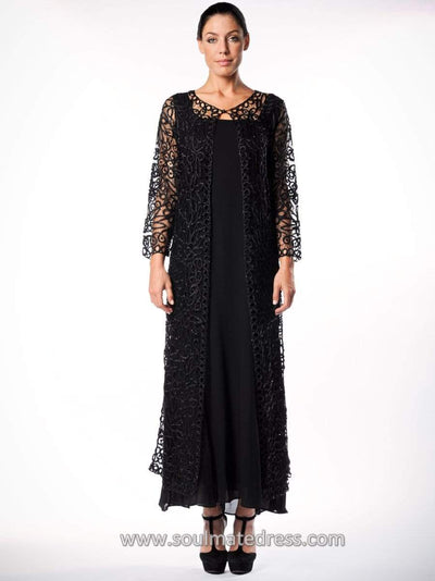 Soulmates - C126 Signature Beaded Handmade Crochet Lace Duster Mother of the Bride Dresses