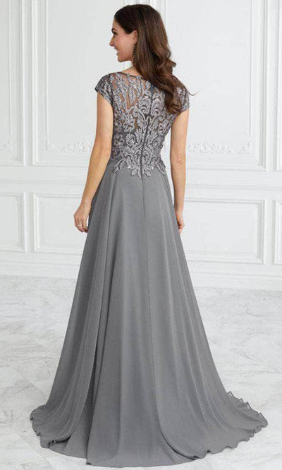 Christina Wu Elegance 17096 - Deep V-Neck A-Line Dress Evening Dresses