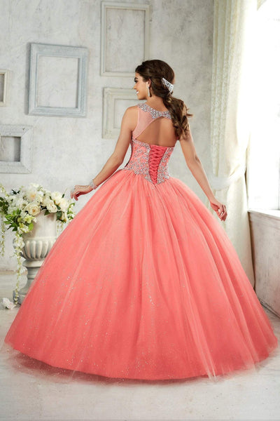 Fiesta Gowns - 56315 Sleeveless Beaded Jewel Tulle Ballgown Special Occasion Dress