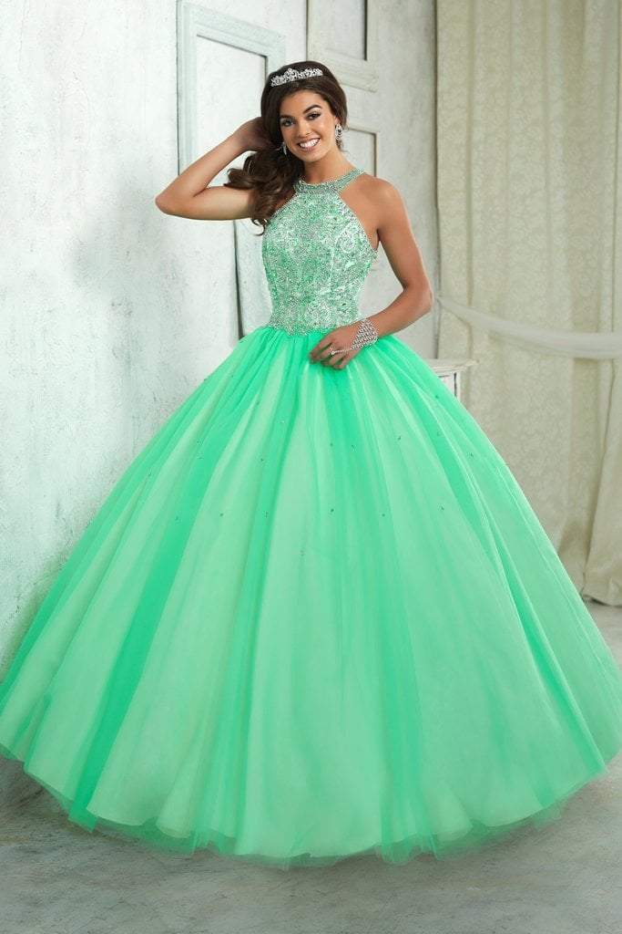 Fiesta Gowns - 56316SC Embellished Sleeveless Ballgown