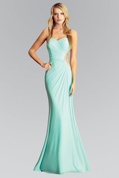 Elizabeth K - GL2073 Ruched Sweetheart Dress Special Occasion Dress XS / Tiffany