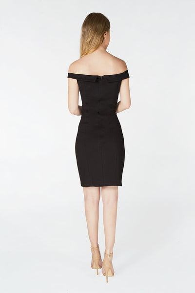 Harper And Lemon - 22100 Fold Overlay Off Shoulder Sheath Dress Special Occasion Dress