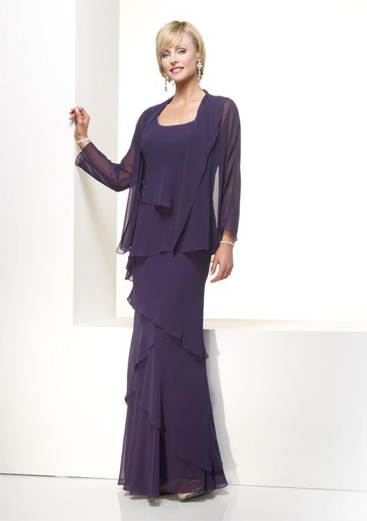 Alyce Paris - Mother Of The Bride Dress 29292 - 2 pc Navy in Size 6 and Size 12, 2 pcs Graphite in Size 6, 2 pcs Eggplant in Size 10, 1 pc Teal in Size 14 Available